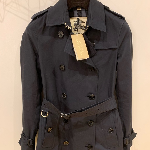 Burberry London navy Trench coat - Picture 5 of 8